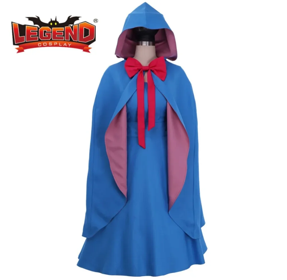 Fairy Godmother Cosplay Costume Blue Apron Dress Halloween outfit with hooded Cape Custom Made for Women Adult
Fairy Godmother Cosplay Costume Blue Apron Dress Halloween outfit with hooded Cape Custom Made for Women Adult