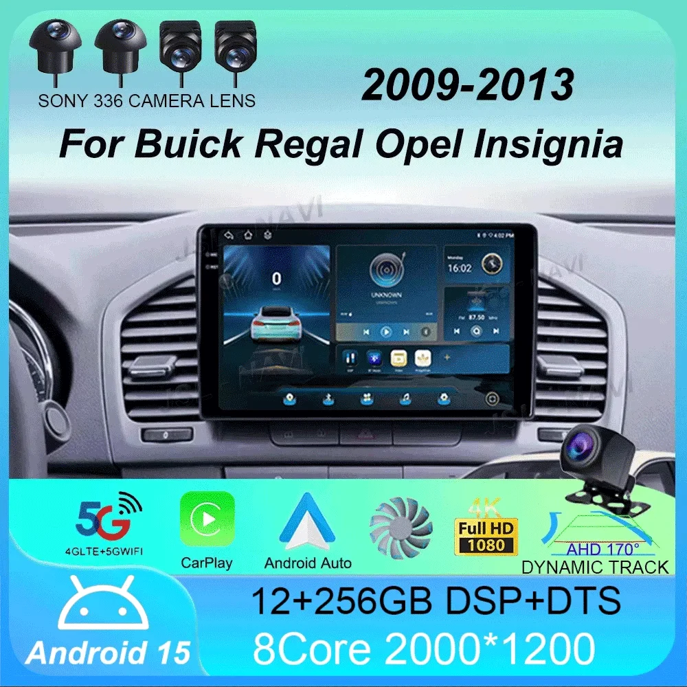 Car Radio Android 15 Carplay WIFI+4G For Buick Regal Opel Insignia 2009 2010 2011 2012 2013 Multimidia Player GPS Navi Stereo BT
Car Radio Android 15 Carplay WIFI+4G For Buick Regal Opel Insignia 2009 2010 2011 2012 2013 Multimidia Player GPS Navi Stereo BT
