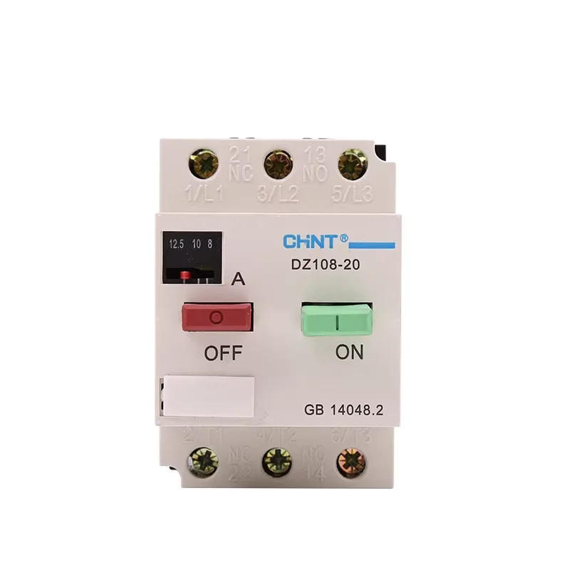 CHINT Motor Protector DZ108-20/211 Three-Phase 380V Circuit Breaker Motor Starter
CHINT Motor Protector DZ108-20/211 Three-Phase 380V Circuit Breaker Motor Starter