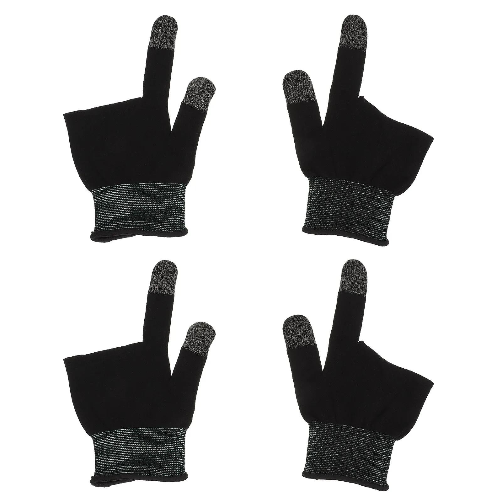 2Pair Sweat Resistant Game Gloves Carbon Fiber Thin Elastic Two-Finger Mobile Phone Gloves High Sensitivity Touch Screen Use
2Pair Sweat Resistant Game Gloves Carbon Fiber Thin Elastic Two-Finger Mobile Phone Gloves High Sensitivity Touch Screen Use