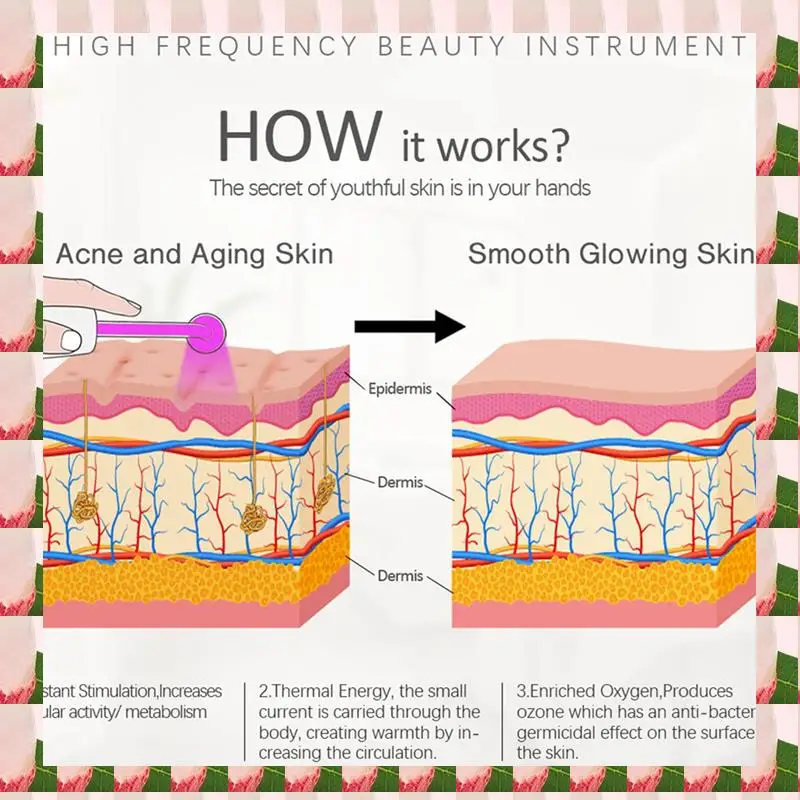 A57I 2X 4 In 1 Portable High Frequency Electrotherapy Beauty Device Spot Remover Facial Skin Care Spa Derma 4 Violet EU Plug
A57I 2X 4 In 1 Portable High Frequency Electrotherapy Beauty Device Spot Remover Facial Skin Care Spa Derma 4 Violet EU Plug