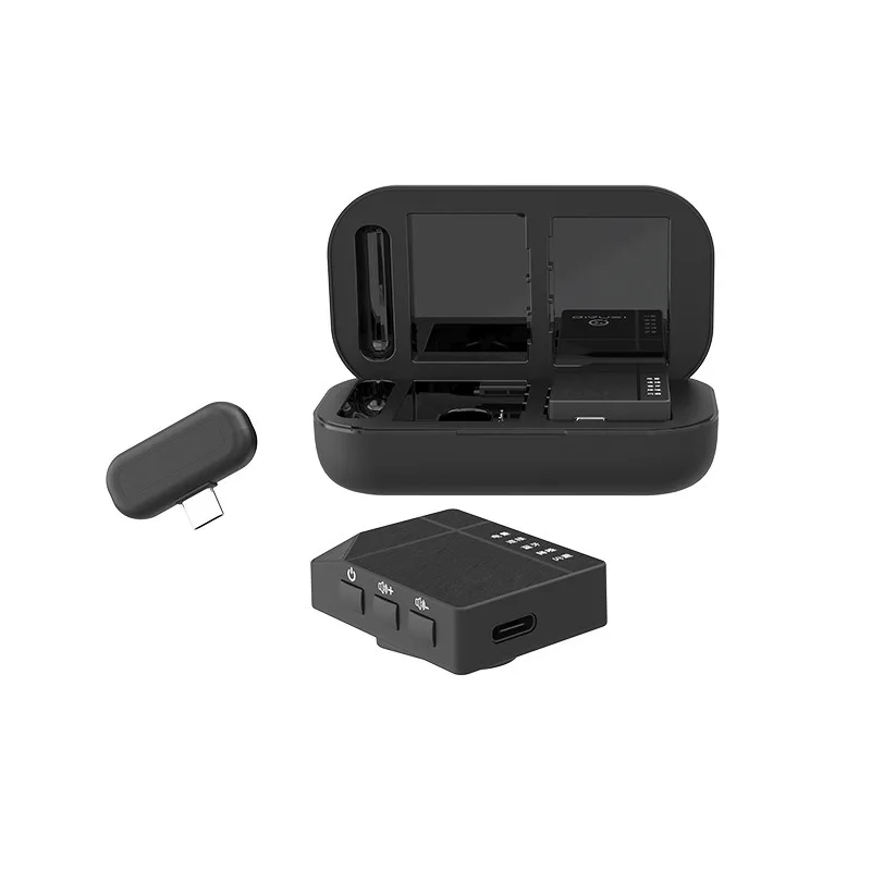 Lavalier type wireless microphone small square internal and external radio equipment 2.4G transmission
Lavalier type wireless microphone small square internal and external radio equipment 2.4G transmission