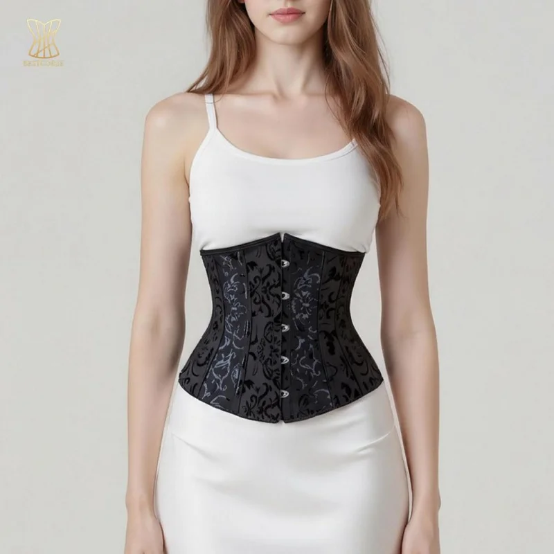 XS 6Xl Vintage Flower Black Underbust Corset Plus Size Waist Corset Belt With Bone Slimming Girdle Tummy Trimmer Body Shaper
XS 6Xl Vintage Flower Black Underbust Corset Plus Size Waist Corset Belt With Bone Slimming Girdle Tummy Trimmer Body Shaper