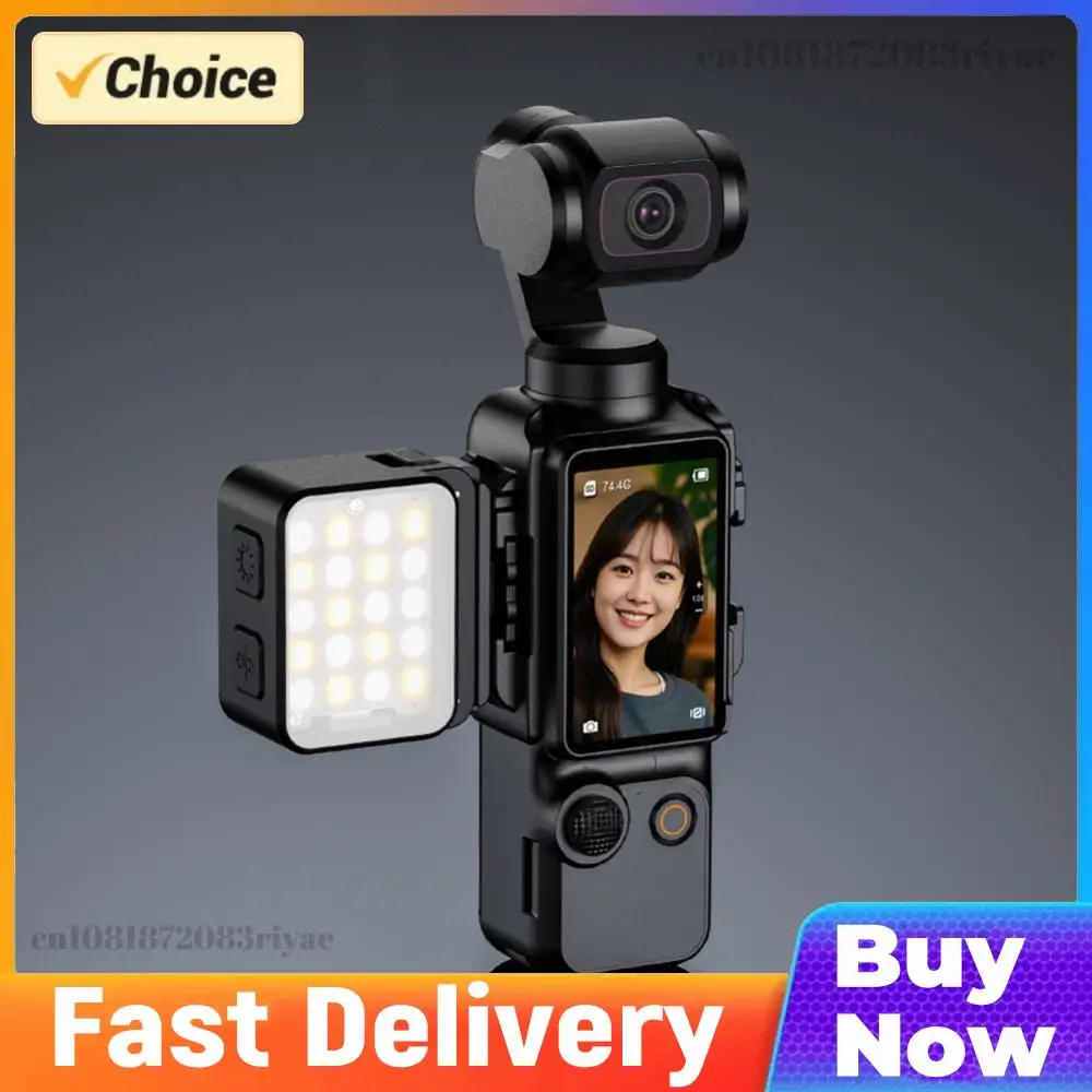 LED Video Light Rechargeable Photography Lighting Selfie Light for DJI Osmo Pocket 3 Camera Accessories
LED Video Light Rechargeable Photography Lighting Selfie Light for DJI Osmo Pocket 3 Camera Accessories
