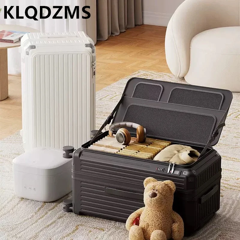 KLQDZMS 20/24/26/28-дюймовый чемодан для ручной клади из ABS+PC с боковым открытием, вместительный, на молнии, на колесиках
KLQDZMS 20/24/26/28-дюймовый чемодан для ручной клади из ABS+PC с боковым открытием, вместительный, на молнии, на колесиках