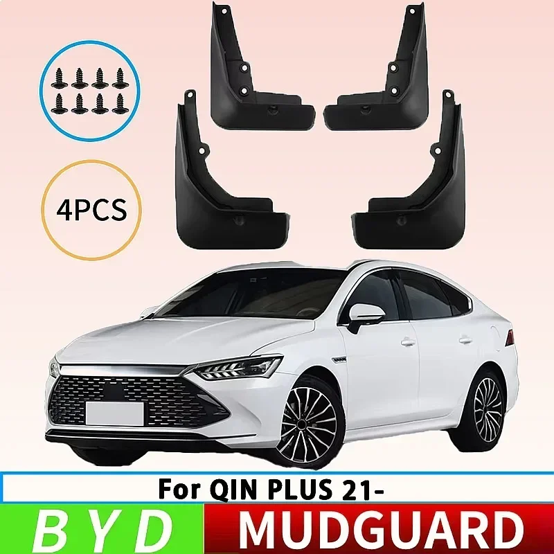 For BYD Qin PLUS Mudguards Front Rear Wheel Splash Guards Car Tire Fender Protector Accessories
For BYD Qin PLUS Mudguards Front Rear Wheel Splash Guards Car Tire Fender Protector Accessories