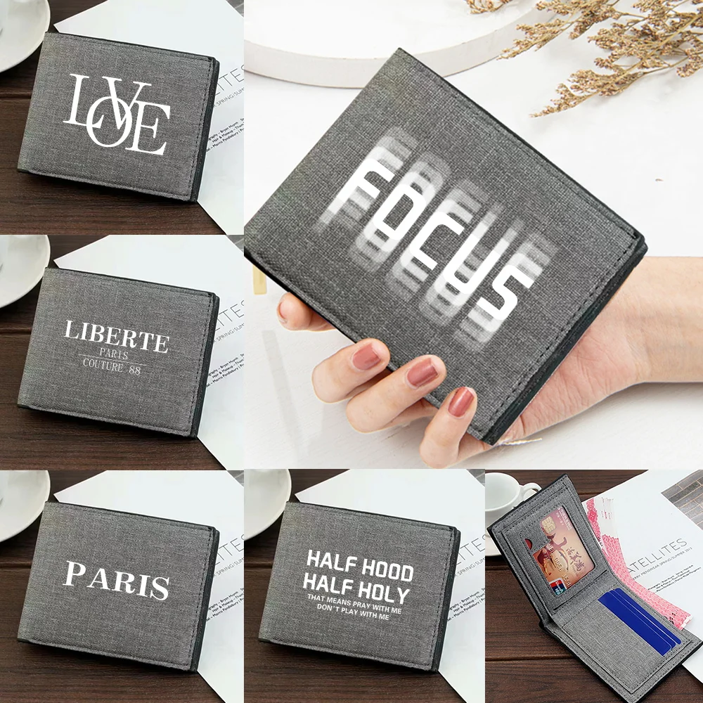 Short Wallet ID Card Bank Card Multi-Function Gray Storage Bag Foldable Simple and Durable High-quality Personalized Purse
Short Wallet ID Card Bank Card Multi-Function Gray Storage Bag Foldable Simple and Durable High-quality Personalized Purse