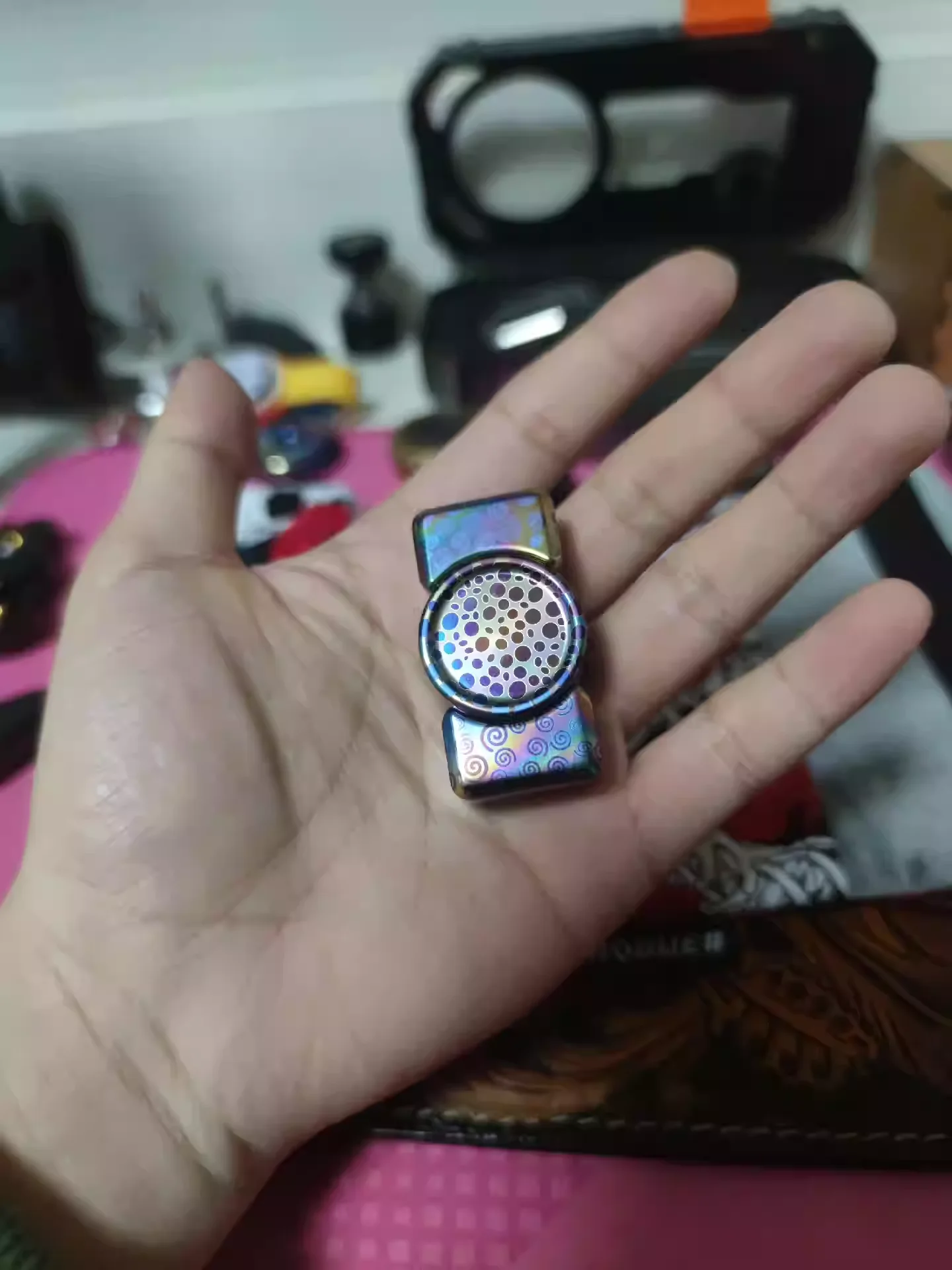 KAP Asia Pacific Dynamics Asia Pacific Impact Mini out of print titanium alloy hurricane fingertip gyroscope
KAP Asia Pacific Dynamics Asia Pacific Impact Mini out of print titanium alloy hurricane fingertip gyroscope