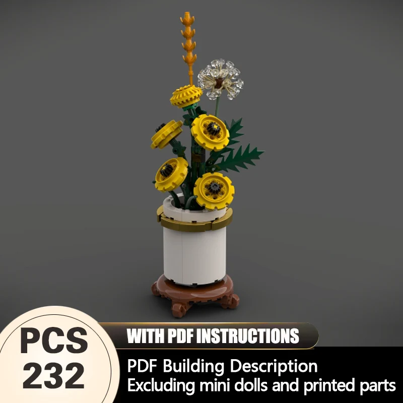 Creators Animal Series Model MOC Building Bricks Sunflower Bouquet Modular Technology Gifts Holiday Assemble Children Toys Suit
Creators Animal Series Model MOC Building Bricks Sunflower Bouquet Modular Technology Gifts Holiday Assemble Children Toys Suit