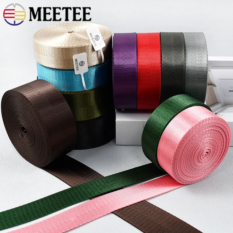 5Meters 20-50mm Colored Nylon Webbing Tape for Bag Strap Backpack 1mm Thick Ribbon Band Bias Binding Sewing Pet Collar Accessory
5Meters 20-50mm Colored Nylon Webbing Tape for Bag Strap Backpack 1mm Thick Ribbon Band Bias Binding Sewing Pet Collar Accessory