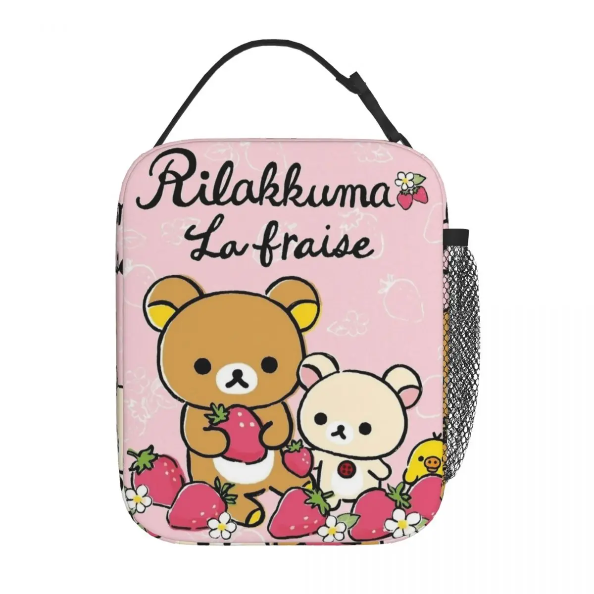 Симпатичная клубничная изолированная сумка для обеда Rilakkuma, многоразовая сумка-холодильник Контейнер для обеда Большая емкость Ланч-бокс для путешествий в колледже
Симпатичная клубничная изолированная сумка для обеда Rilakkuma, многоразовая сумка-холодильник Контейнер для обеда Большая емкость Ланч-бокс для путешествий в колледже
