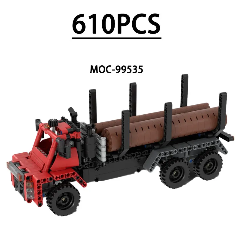 Конструктор MOC-99535: Модель лесовоза, 610 деталей, развивающая игрушка для детей, подарок на День рождения, Рождество, Новый год
Конструктор MOC-99535: Модель лесовоза, 610 деталей, развивающая игрушка для детей, подарок на День рождения, Рождество, Новый год