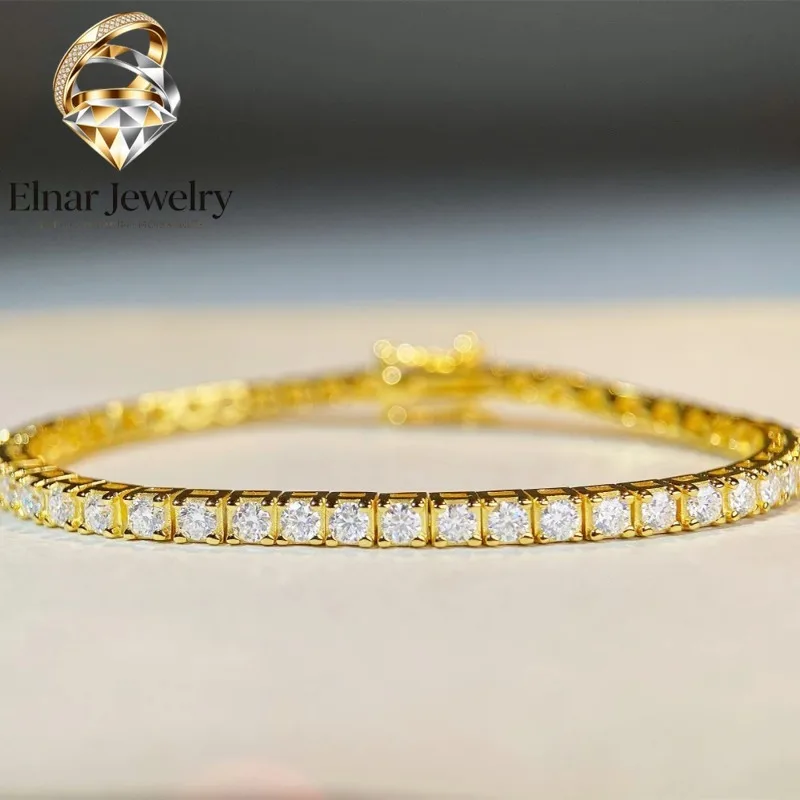 Ювелирные изделия Elnar: роскошный браслет-теннис из белого золота 18K и платины PT950 для мужчин и женщин, 2.5 мм, 3 мм, 4 мм, 5 мм, с бриллиантами.
Ювелирные изделия Elnar: роскошный браслет-теннис из белого золота 18K и платины PT950 для мужчин и женщин, 2.5 мм, 3 мм, 4 мм, 5 мм, с бриллиантами.