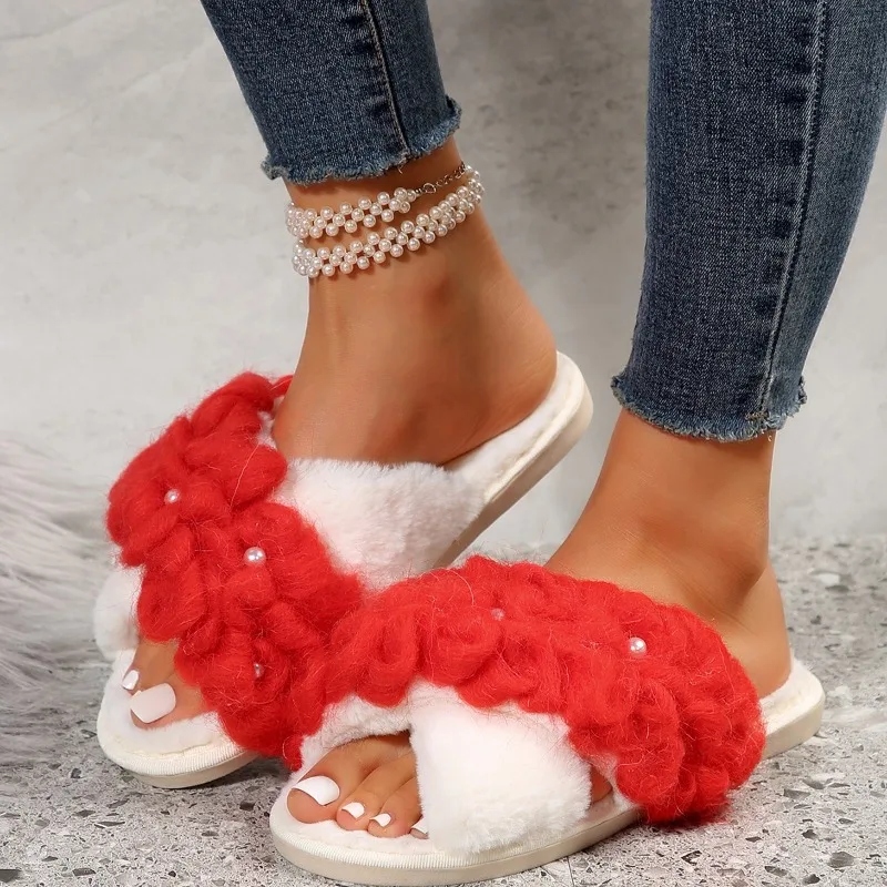 2024 Warm Fluffy Slippers Women Spring New Faux Fur Floor Slides Flat Soft Furry Shoes Ladies Fashion Flip Flops Zapatos Mujer
2024 Warm Fluffy Slippers Women Spring New Faux Fur Floor Slides Flat Soft Furry Shoes Ladies Fashion Flip Flops Zapatos Mujer