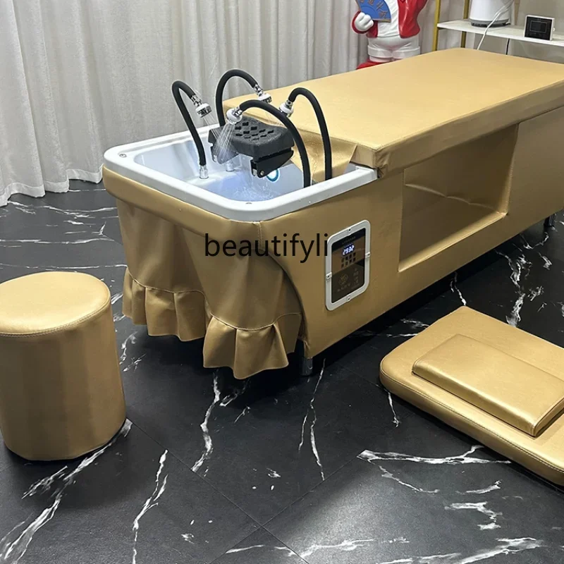 New Water Circulation Head Therapy Bed Hair Saloon Dedicated Head Therapy Fumigation Beauty Massage Multi-Function Bed 
New Water Circulation Head Therapy Bed Hair Saloon Dedicated Head Therapy Fumigation Beauty Massage Multi-Function Bed
