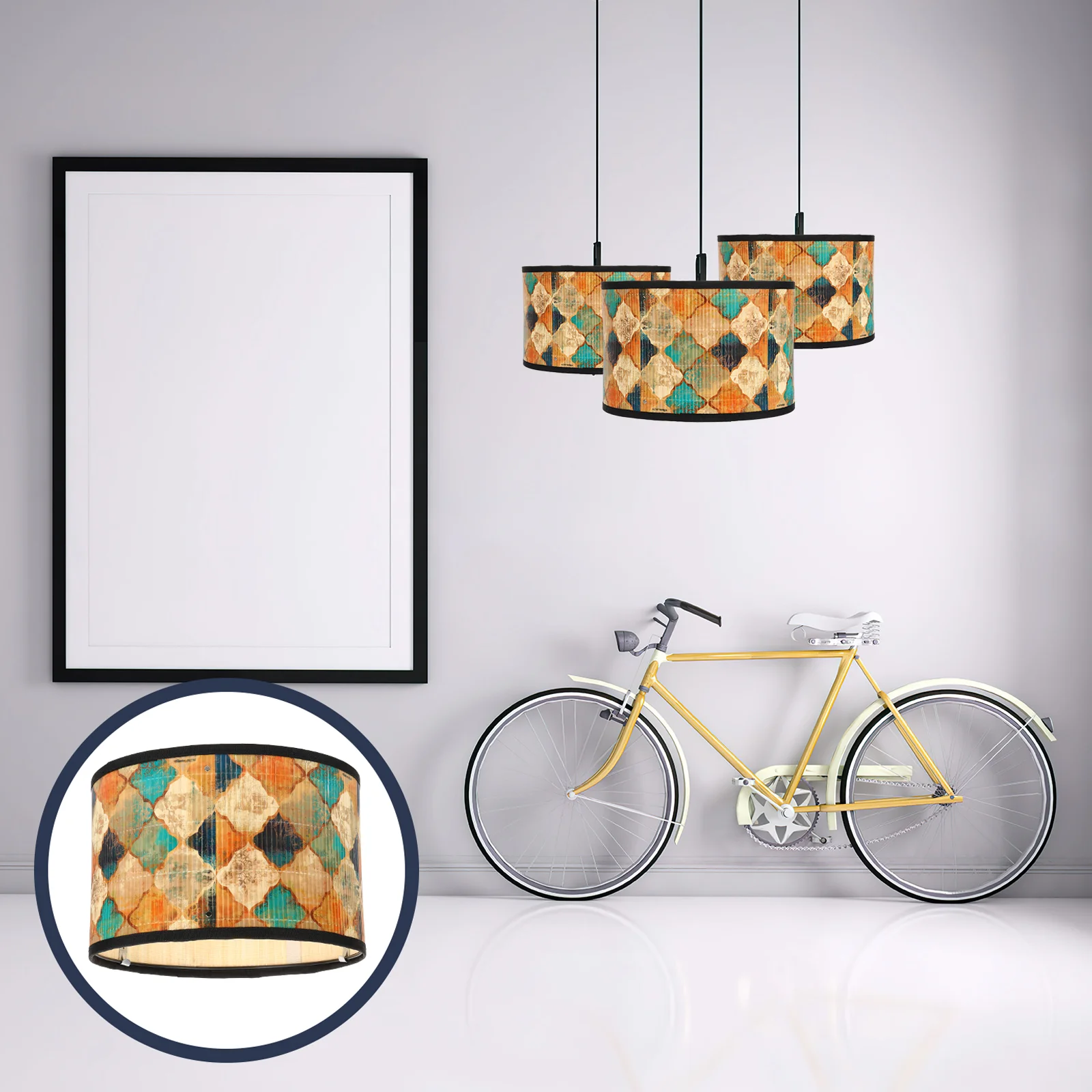 Drum Lampshade E27 Vintage Bamboo Lampshade Watercolor Painting Chandelier Lamp Cover Light Accessories Pendant Table Lamp Floor
Drum Lampshade E27 Vintage Bamboo Lampshade Watercolor Painting Chandelier Lamp Cover Light Accessories Pendant Table Lamp Floor