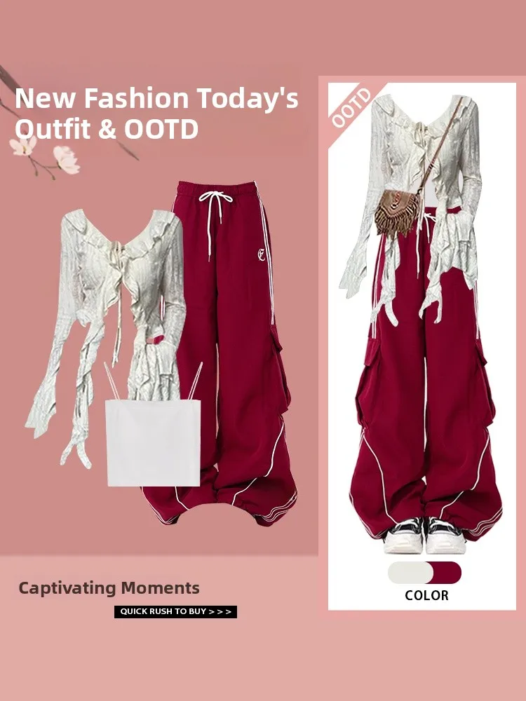 Slimming High Waist Short Design Women's Spring 2026 New Inner Wear Tank Top And Work Pants Three Piece Set Versatile Fashion
Slimming High Waist Short Design Women's Spring 2026 New Inner Wear Tank Top And Work Pants Three Piece Set Versatile Fashion