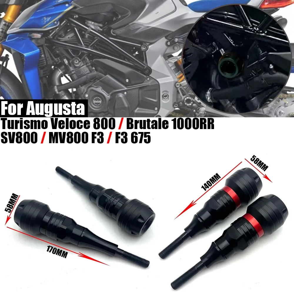 for Augusta Brutale 1000RR SV800 F3 675 MV800 Engine Fall Protection Block motorcycle Frame Slider Crash moto Protector
for Augusta Brutale 1000RR SV800 F3 675 MV800 Engine Fall Protection Block motorcycle Frame Slider Crash moto Protector