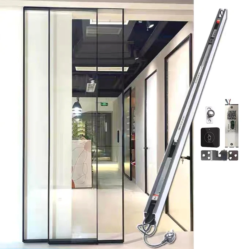 Closer Open and Close Patio Motion Sensor Interior Inductive Operator With System Maglev Frameless Automatic Sliding Glass Door
Closer Open and Close Patio Motion Sensor Interior Inductive Operator With System Maglev Frameless Automatic Sliding Glass Door