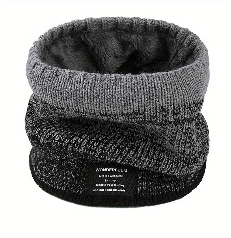Knitted Neck Warmer Gradient Color Fleece Lined Winter Scarf for Men Women Thickened Thermal Windproof Unisex Cold Weather
Knitted Neck Warmer Gradient Color Fleece Lined Winter Scarf for Men Women Thickened Thermal Windproof Unisex Cold Weather