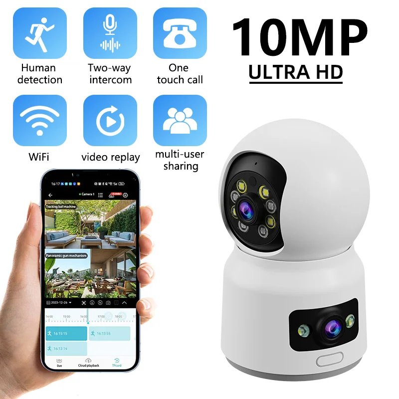 BIOS 5MP Wifi Indoor Camera Dual Screen Night Vision With Phone APP 2-Way Talk Baby Monitor Home Security CCTV Camera Video
BIOS 5MP Wifi Indoor Camera Dual Screen Night Vision With Phone APP 2-Way Talk Baby Monitor Home Security CCTV Camera Video