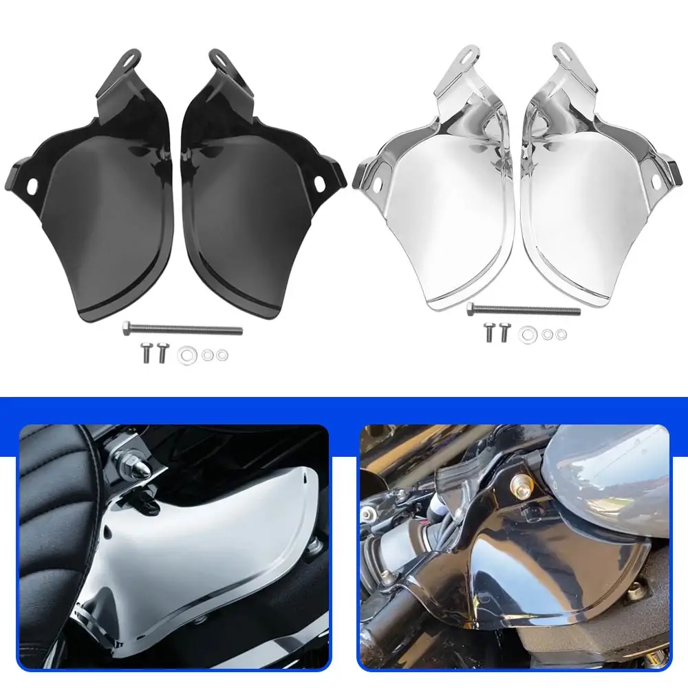 2Pcs Motorcycle Heat Deflector Shields For Harley Softail Low Rider Fat Boy Breakout Heritage Classic 2018-2026 Black/Chrome
2Pcs Motorcycle Heat Deflector Shields For Harley Softail Low Rider Fat Boy Breakout Heritage Classic 2018-2026 Black/Chrome