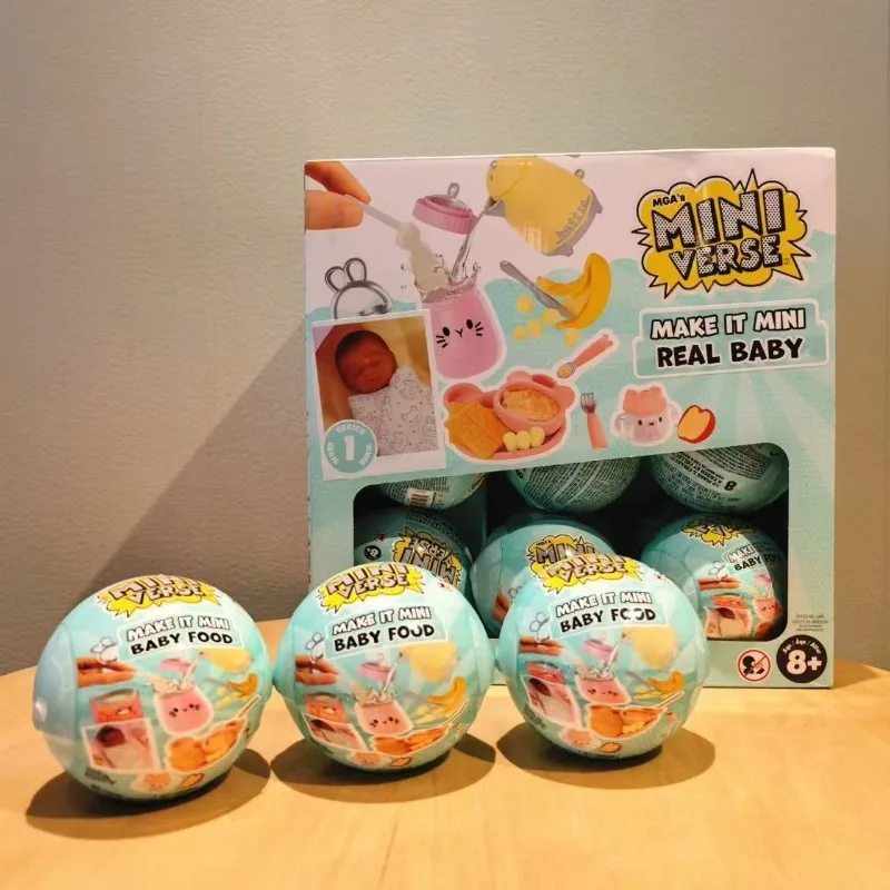 MGA Miniverse Make It Mini Real Baby Food Blind Box Toys Mini Kitchen Diy Model Toys Collect Ornaments Kids Gifts
MGA Miniverse Make It Mini Real Baby Food Blind Box Toys Mini Kitchen Diy Model Toys Collect Ornaments Kids Gifts