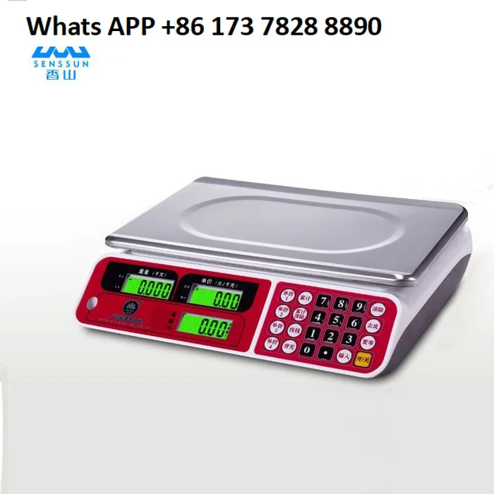 Pricing scale 30KG Xiangshan electronic scale ACSJE-1130kg jc11 pricing table large countertop electronic
Pricing scale 30KG Xiangshan electronic scale ACSJE-1130kg jc11 pricing table large countertop electronic