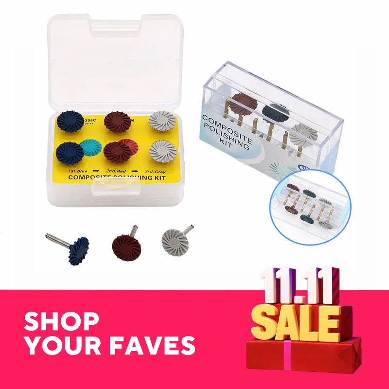 6Pcs/Box Dental Resin Polishing Disc Rubber Polisher Wheel 3 Colors Spiral Flex Brush 14mm Dentistry Lab Tools
6Pcs/Box Dental Resin Polishing Disc Rubber Polisher Wheel 3 Colors Spiral Flex Brush 14mm Dentistry Lab Tools