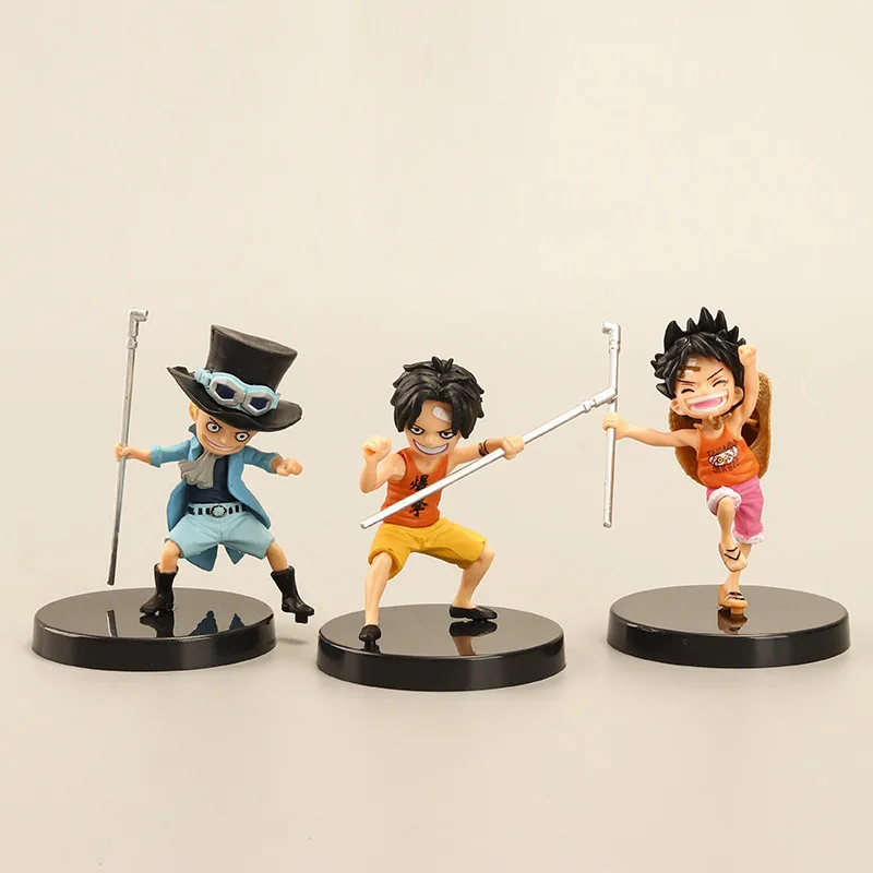 Аниме One Piece Луффи Эйс Сабо Child Ver. Фигурка из ПВХ, мини-статуя, Коллекционная модель автомобиля, игрушки, кукла, украшения для торта, подарки
Аниме One Piece Луффи Эйс Сабо Child Ver. Фигурка из ПВХ, мини-статуя, Коллекционная модель автомобиля, игрушки, кукла, украшения для торта, подарки