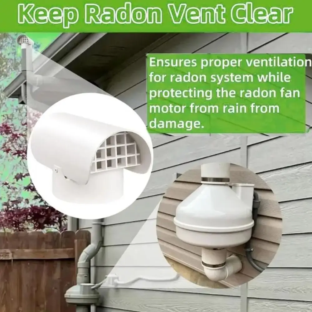 Schedule 40 PVC Radon Exhaust Vent Cover Weather Resistant Shell Fine Filter Screen Weatherproof Vent Hood Detachable Screen
Schedule 40 PVC Radon Exhaust Vent Cover Weather Resistant Shell Fine Filter Screen Weatherproof Vent Hood Detachable Screen