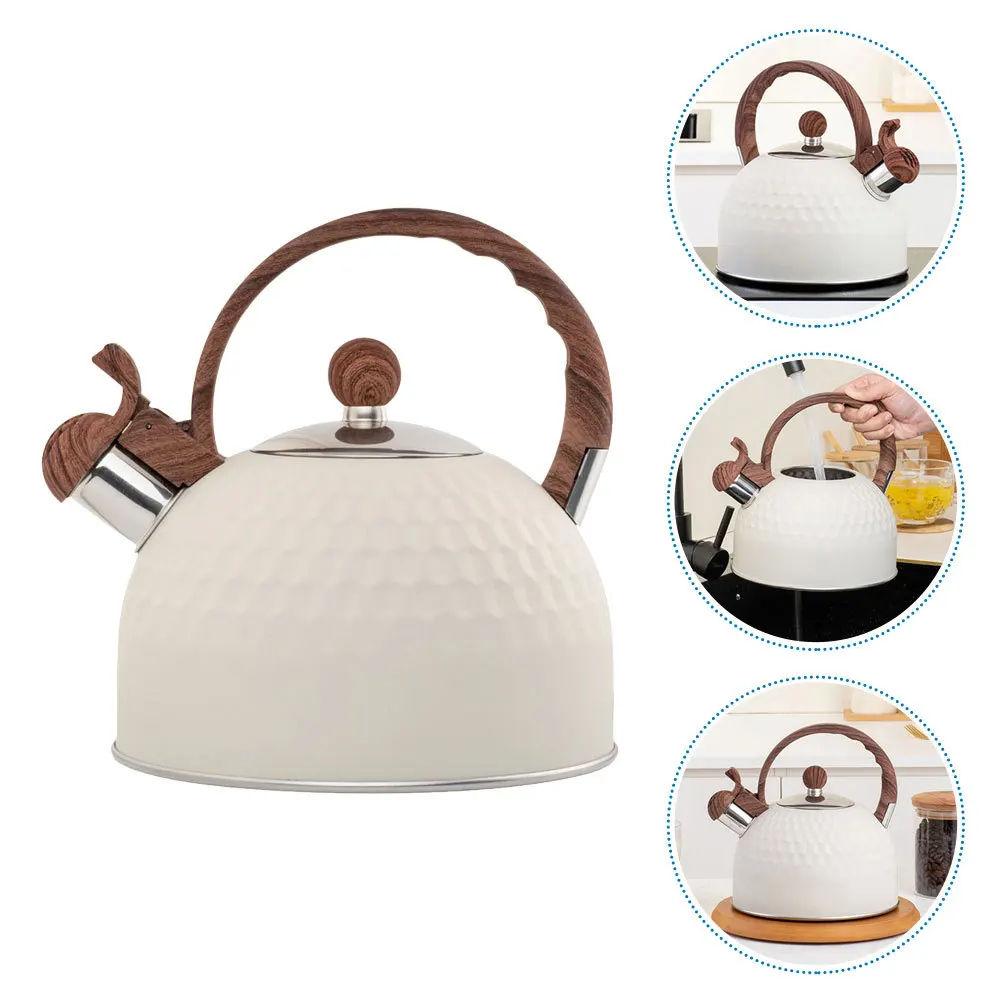 Stainless Steel Whistling Kettle Heat-Insulated Handle Fast Heating Water Boiling Pot For Home Hotel Restaurant Sounding
Stainless Steel Whistling Kettle Heat-Insulated Handle Fast Heating Water Boiling Pot For Home Hotel Restaurant Sounding