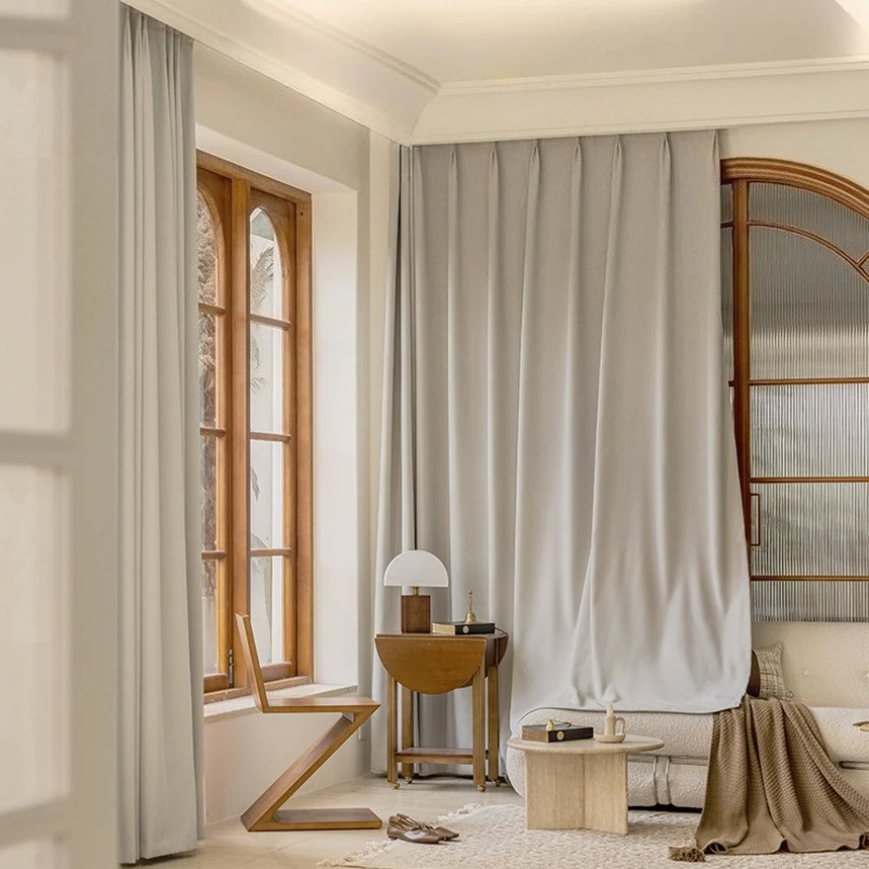 French Cream Chenille Luxury Thick Jacquard Blackout Curtains for Living Dining Room Bedroom Custom size partition door Decor
French Cream Chenille Luxury Thick Jacquard Blackout Curtains for Living Dining Room Bedroom Custom size partition door Decor