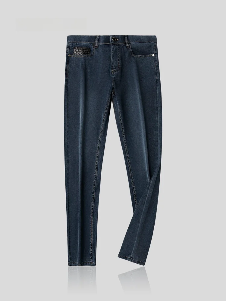 High-End Men's Slim Fit Casual Jeans Elastic Straight Leg Thin Model 2024 New Summer Fashion Sun Protection Clothing
High-End Men's Slim Fit Casual Jeans Elastic Straight Leg Thin Model 2024 New Summer Fashion Sun Protection Clothing