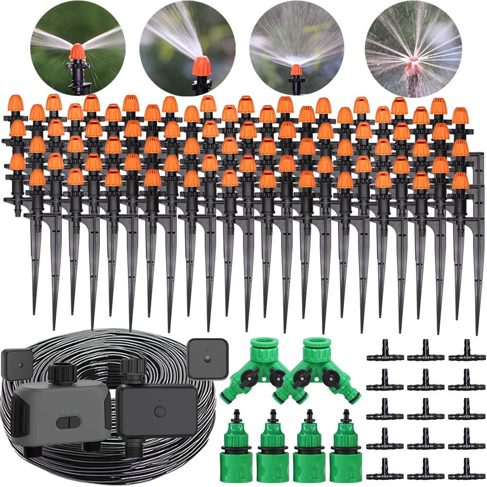 Greenhouse Automatic 14.5CM Sprinklers Smart Timer Watering Irrigation System Kit 90/180/360/ Strip Spray for Yard Potted
Greenhouse Automatic 14.5CM Sprinklers Smart Timer Watering Irrigation System Kit 90/180/360/ Strip Spray for Yard Potted