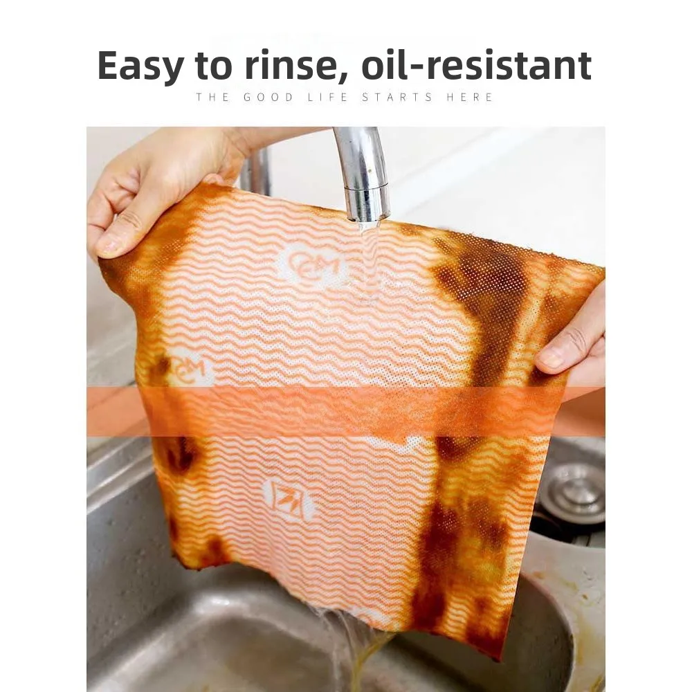 Thickened Kitchen Disposable Lazy Person's Cloth Dry And Wet Dual Purpose Home Dish Towel Non-stick Oil Paper Towel
Thickened Kitchen Disposable Lazy Person's Cloth Dry And Wet Dual Purpose Home Dish Towel Non-stick Oil Paper Towel