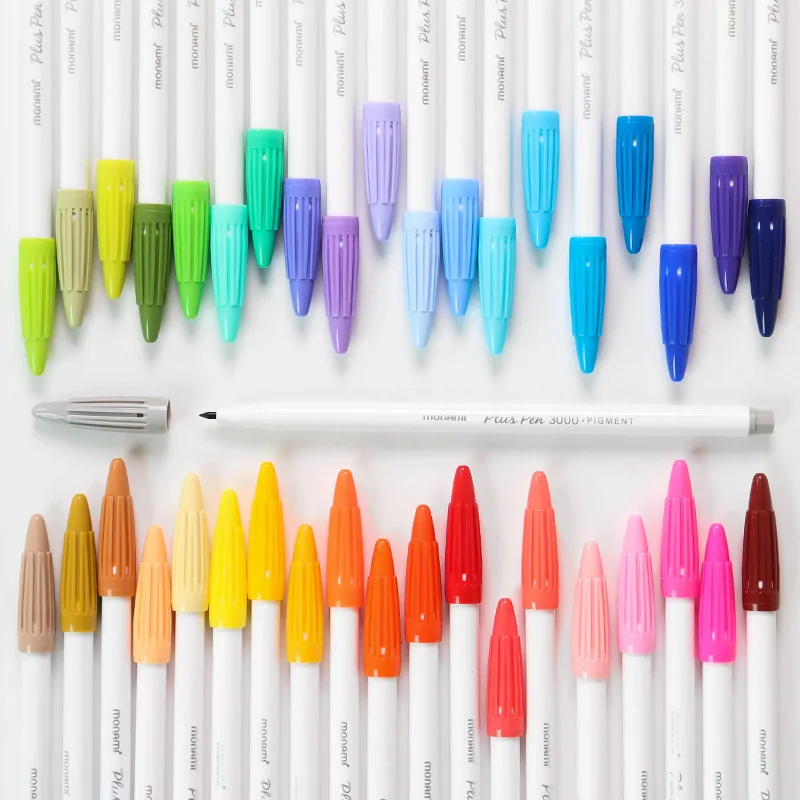 Monami 60 Colors Fiber Watercolor Gel Pen Marking Key Points Water-based Ballpoint Pen Colored Office School Supplies Stationery
Monami 60 Colors Fiber Watercolor Gel Pen Marking Key Points Water-based Ballpoint Pen Colored Office School Supplies Stationery