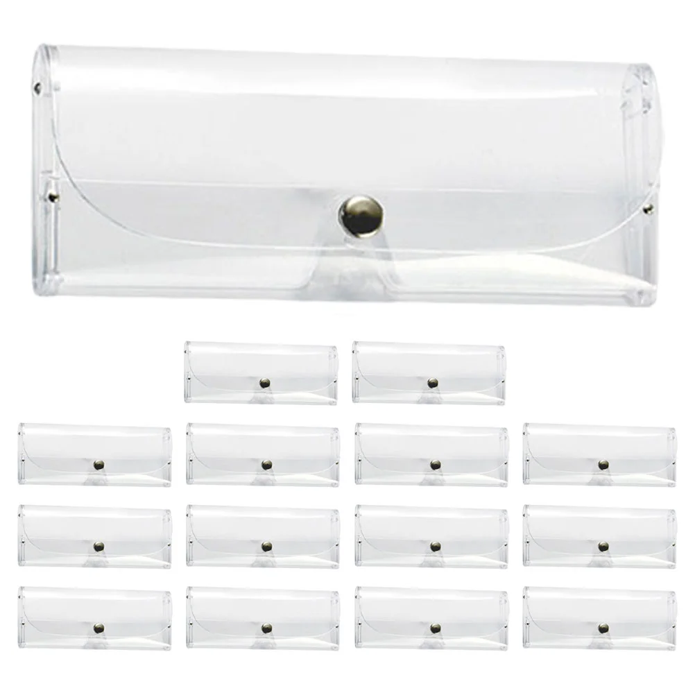 10pcs Transparent Eyeglasses Cases Clear Sunglasses Storage Holders Plastic Protective Boxes for Reading Glasses Lightweight
10pcs Transparent Eyeglasses Cases Clear Sunglasses Storage Holders Plastic Protective Boxes for Reading Glasses Lightweight