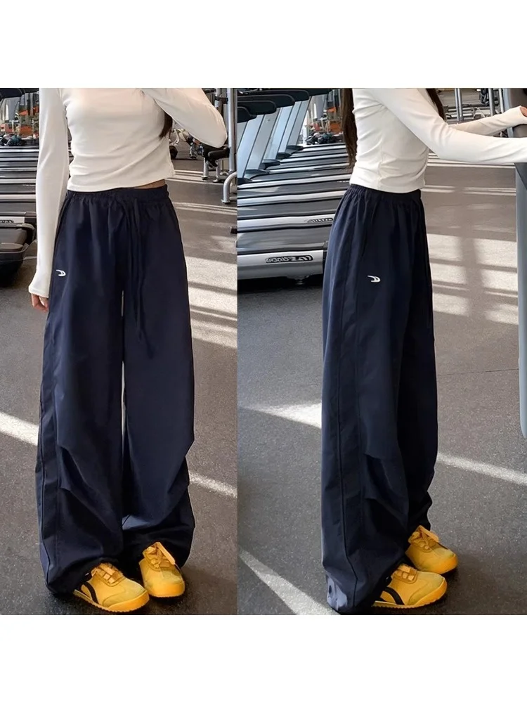 plus Size Women's High Waist Embroidered Work Pants Spring Summer Quick Dry Loose Fit Wide Leg Pants American Retro Style
plus Size Women's High Waist Embroidered Work Pants Spring Summer Quick Dry Loose Fit Wide Leg Pants American Retro Style