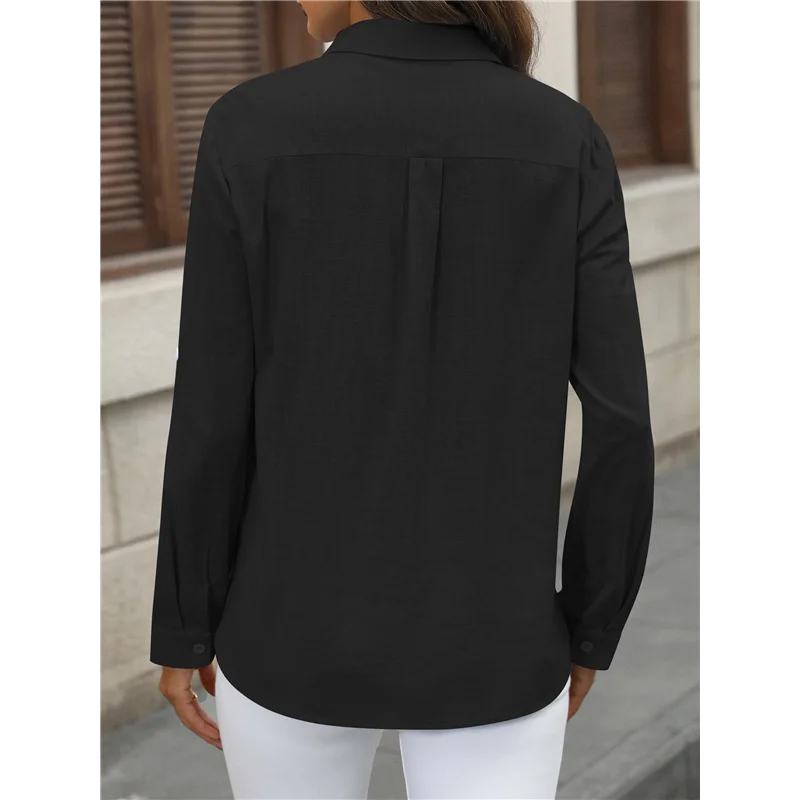 AG-Women Linen Button Down Shirts Long Sleeve Blouse Casual Work Office Shirt Tunic Tops
AG-Women Linen Button Down Shirts Long Sleeve Blouse Casual Work Office Shirt Tunic Tops