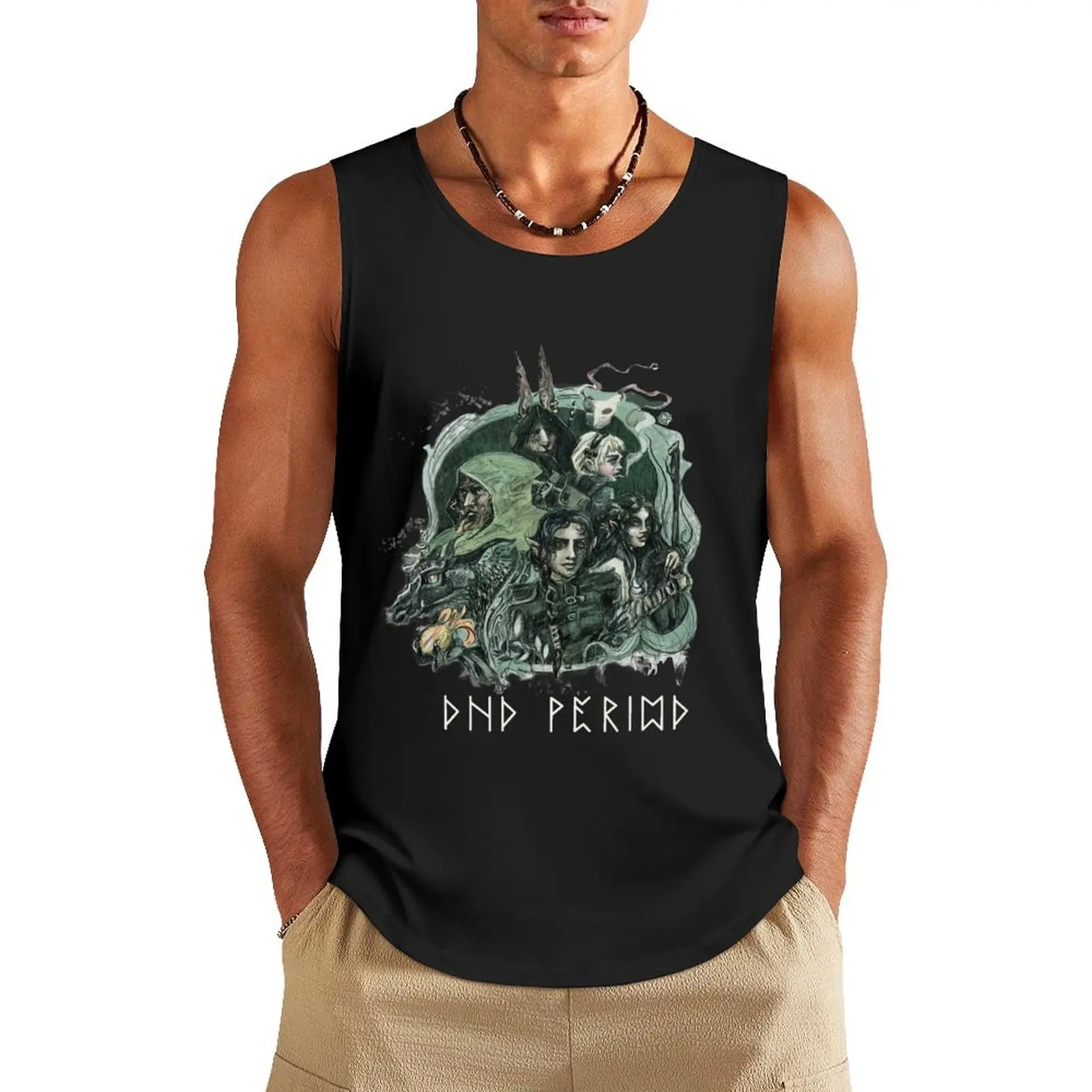 Official DnD Club T-shirt White Lettering Tank Top fashion 2025 man male top t-shirts man
Official DnD Club T-shirt White Lettering Tank Top fashion 2025 man male top t-shirts man