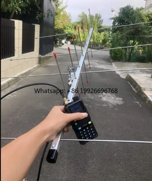 U7V4 Amateur Radio Yagi Antenna UV Double Segment Cross for Low Elevation Reception Features Vertical Polarization Communication
U7V4 Amateur Radio Yagi Antenna UV Double Segment Cross for Low Elevation Reception Features Vertical Polarization Communication