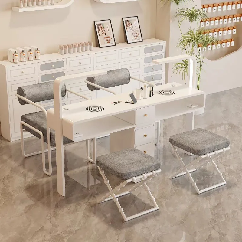Tech Supplies Nail Desks Workstation Equipment Nordic Beauty Nail Desks Modern Reception Mesa De Manicure Salon Furniture 
Tech Supplies Nail Desks Workstation Equipment Nordic Beauty Nail Desks Modern Reception Mesa De Manicure Salon Furniture