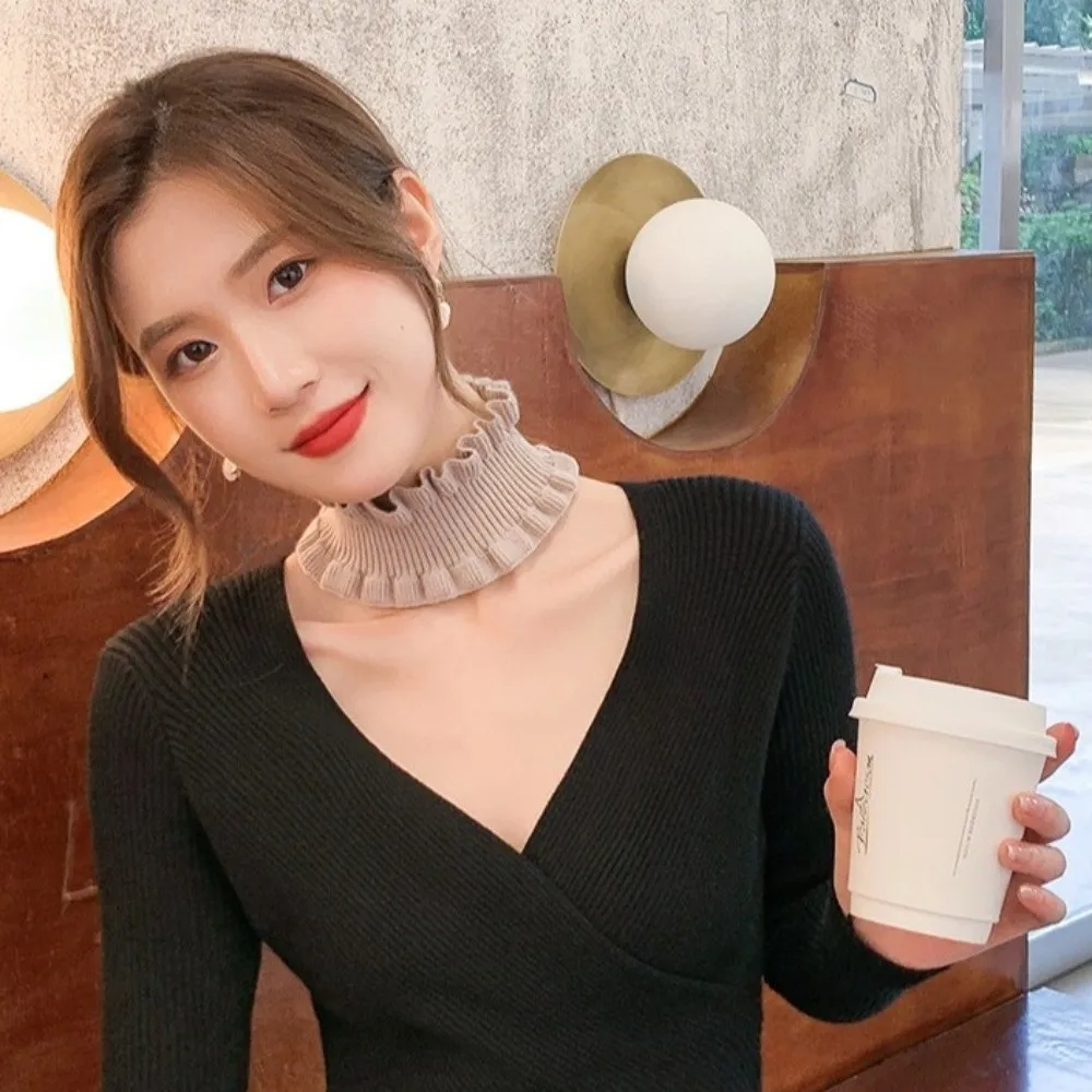 Модный вязаный теплый шарф для шеи с двойными деревянными ушками, однотонный искусственный воротник, зимние теплые аксессуары для женщин
Модный вязаный теплый шарф для шеи с двойными деревянными ушками, однотонный искусственный воротник, зимние теплые аксессуары для женщин