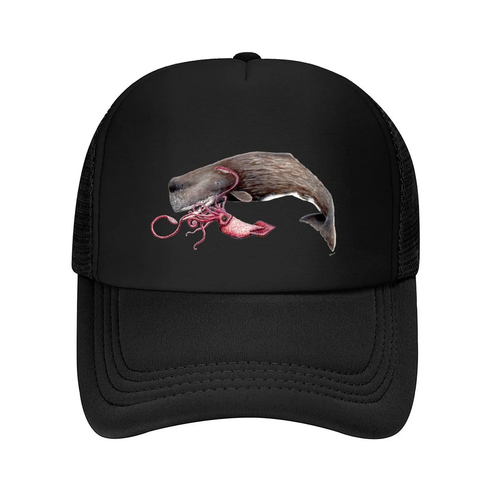 Sperm whale and squid battle Baseball Cap Luxury Man Hat Big Size Hat Sports Cap fashionable Men Luxury Brand Women's 
Sperm whale and squid battle Baseball Cap Luxury Man Hat Big Size Hat Sports Cap fashionable Men Luxury Brand Women's