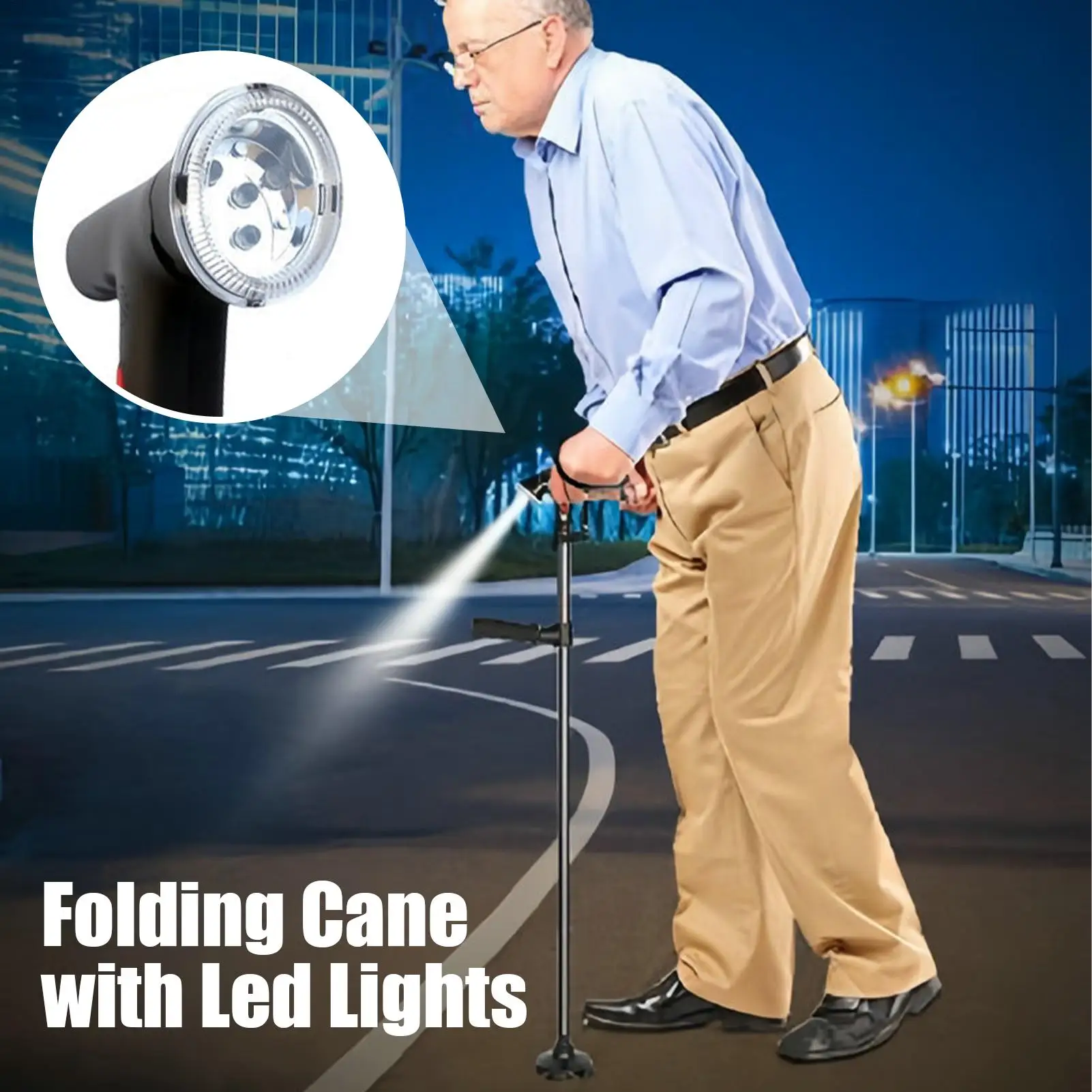 Foldable Cane Walking Cane Stick For Men And Women Leg Injuries Standing Trekking Pole For Blind Visually Impaired Hiking
Foldable Cane Walking Cane Stick For Men And Women Leg Injuries Standing Trekking Pole For Blind Visually Impaired Hiking