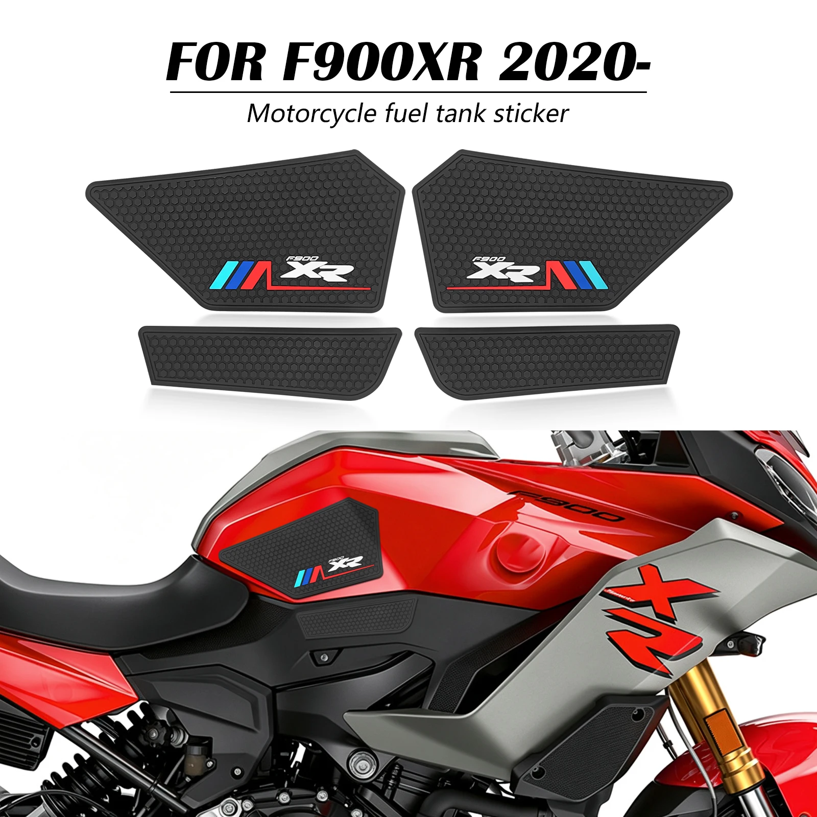 New Anti-slip Knee Shroud Motorcycle Fuel Tank Pad Side Sticker Traction Grip Accessories For BMW F900XR F 900 F900 XR 2020-2026
New Anti-slip Knee Shroud Motorcycle Fuel Tank Pad Side Sticker Traction Grip Accessories For BMW F900XR F 900 F900 XR 2020-2026