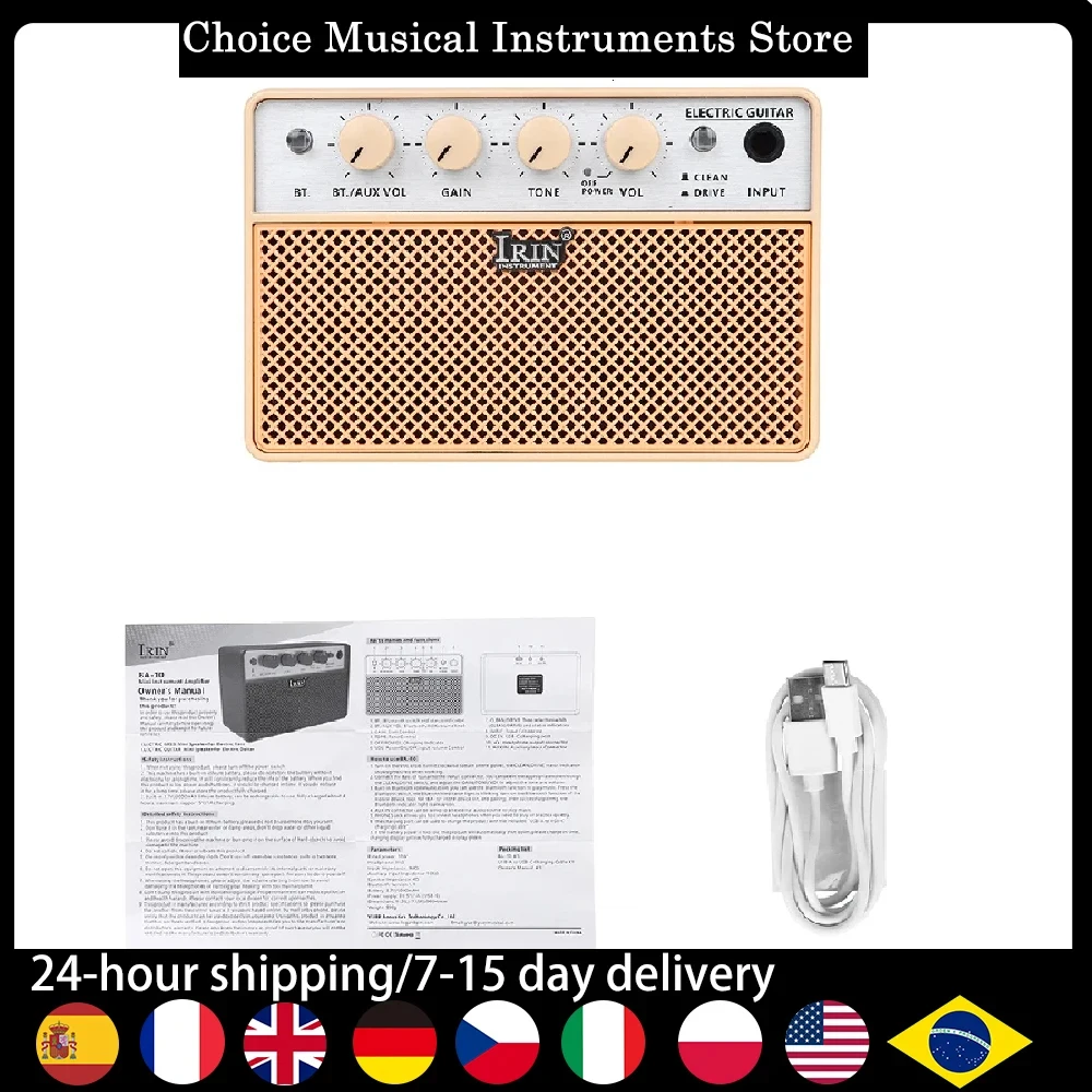 Гитарный усилитель IRIN BA-10, портативный гитарный усилитель Bluetooth для улицы/гитары/трекровки, усилитель с перезаряжаемой батареей
Гитарный усилитель IRIN BA-10, портативный гитарный усилитель Bluetooth для улицы/гитары/трекровки, усилитель с перезаряжаемой батареей