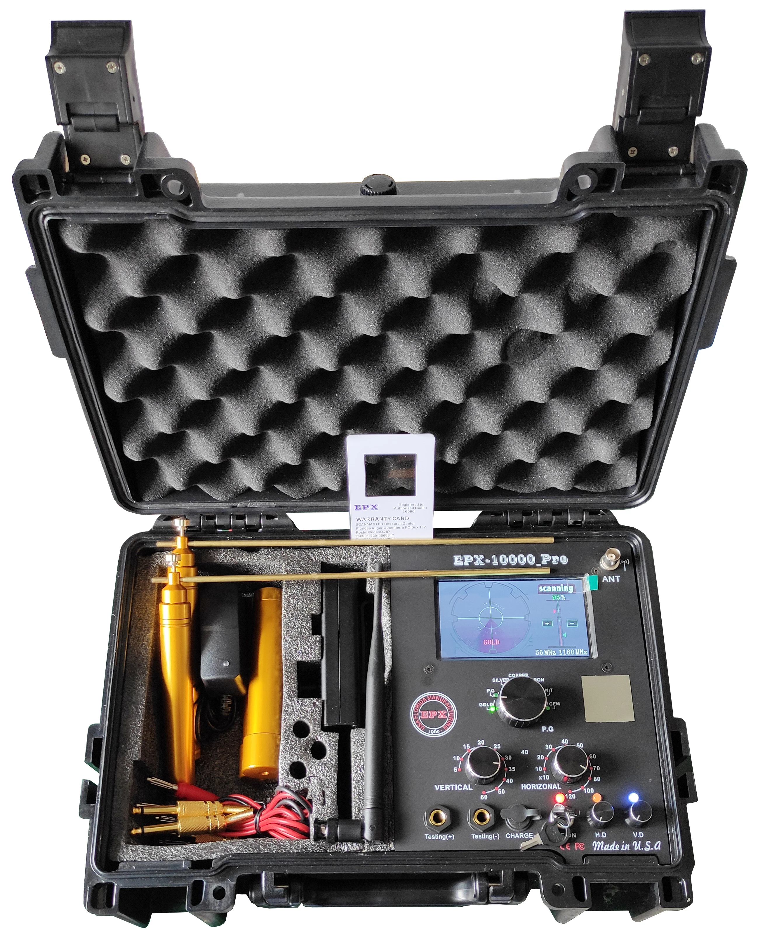 YYHC-Underground Metal Detector EPX10000 Pro Gold Diamond Silver Copper Treasure Finder Detector EPX-10000 Pro with Degausser
YYHC-Underground Metal Detector EPX10000 Pro Gold Diamond Silver Copper Treasure Finder Detector EPX-10000 Pro with Degausser