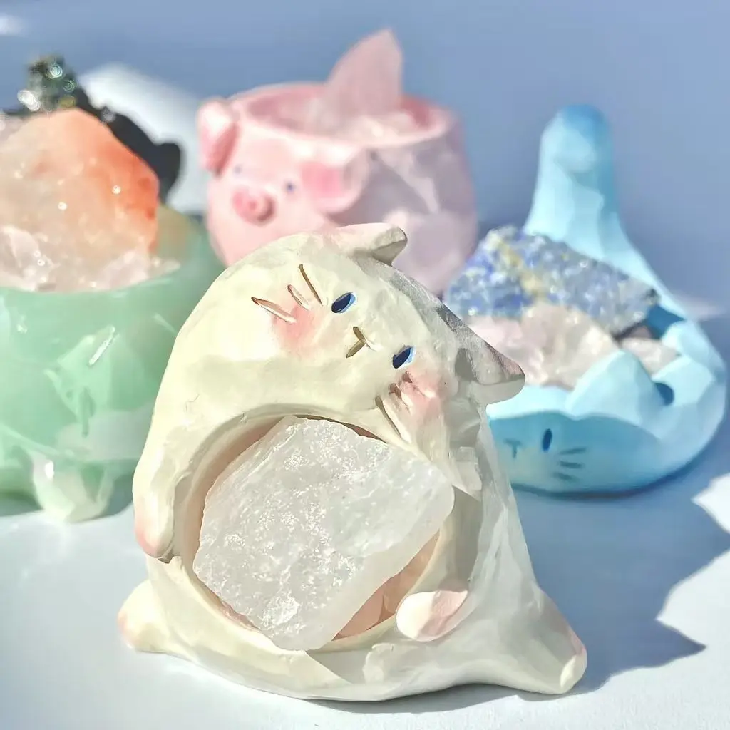 Животное Pal, хрустальная глухая коробка, мини-статуэтки, натуральный необработанный кристалл, модные украшения, декор комнаты, креативные подарки на день рождения для девочек 
Животное Pal, хрустальная глухая коробка, мини-статуэтки, натуральный необработанный кристалл, модные украшения, декор комнаты, креативные подарки на день рождения для девочек